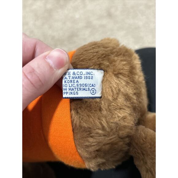 Vintage 1982 Bullwinkle Plush Toy Wallace Berrie W/ Tag Made In Korea - Picture 8 of 8